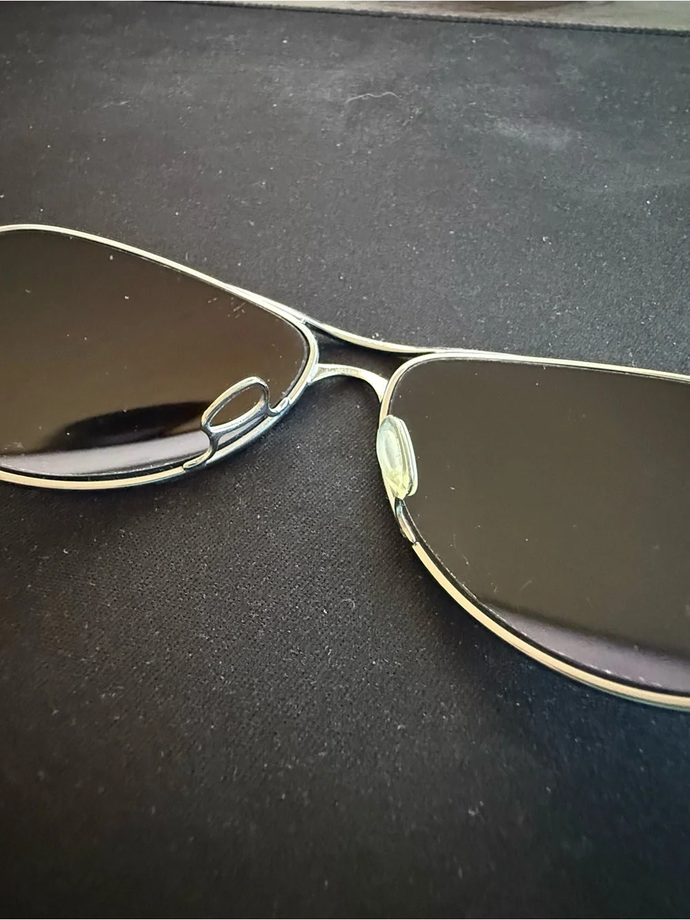 Oakley Feedback Silver Aviator Sunglasses Prizm Grey OO4079-40